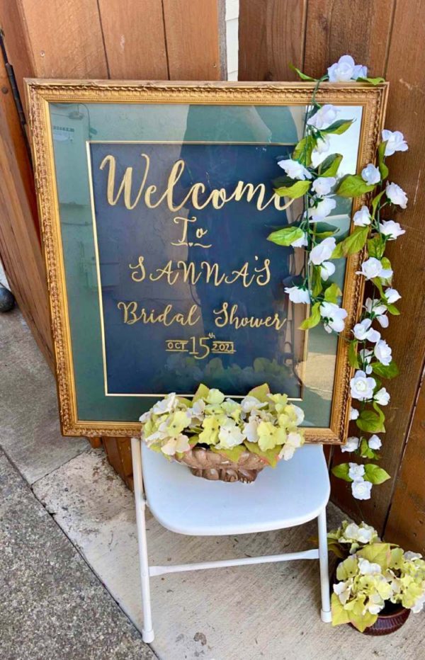 custom welcome sign personalised personalized